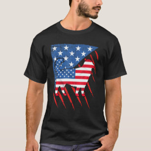 Golden Retriever Dog 4th Of July Merica Men Women T-Shirt