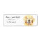 Golden Retriever  Dog Address Label