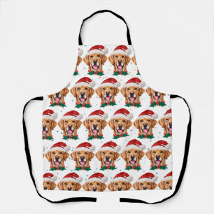 Golden Retriever Dog Breed Christmas Apron