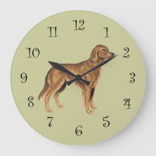 Golden Retriever Dog Breed Wall Clocks