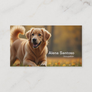 Golden Retriever Dog Business Card