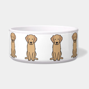 Golden Retriever Dog Cartoon