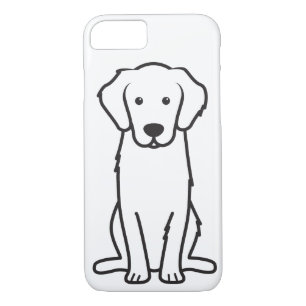 Golden Retriever Dog Cartoon iPhone 8/7 Case