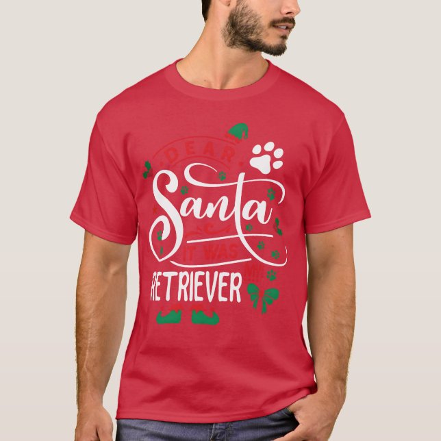 Golden Retriever Dog Christmas Dog breed gift frie T-Shirt (Front)