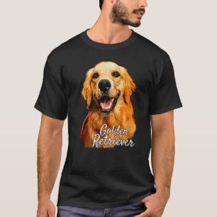 Golden Retriever Dog Cute Golden Retreiver Puppy T-Shirt