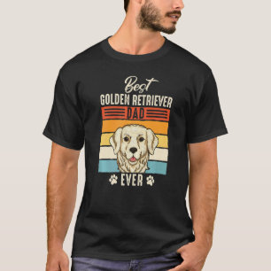 Golden Retriever Dog Dad Father Premium T-Shirt