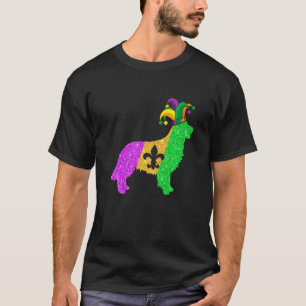 Golden Retriever Dog Dad Mum Lover Funny Mardi Gra T-Shirt