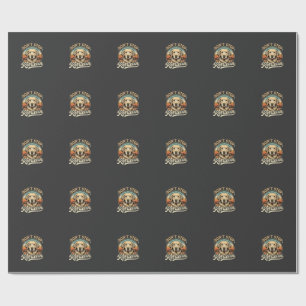 Golden Retriever Dog Don't Stop Retrievin Wrapping Paper
