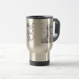 Golden Retriever Dog Drawing Father's Day Travel Mug
