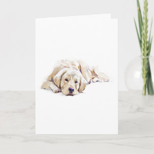 Golden Retriever Dog Greeting Card Dog Lover Gift