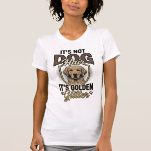 Golden Retriever Dog Hair Vintage Funny Shirt Desi