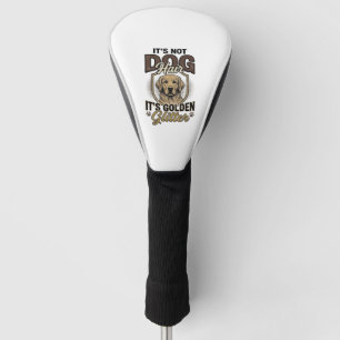 Golden Retriever Dog Hair Vintage Funny Shirt Desi Golf Head Cover