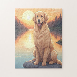 Golden Retriever dog Jigsaw Puzzle