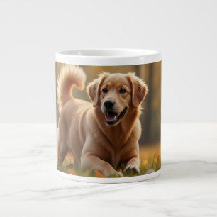Golden Retriever Dog Large Coffee Mug