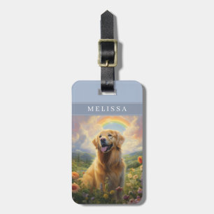 Golden Retriever Dog Luggage Tags