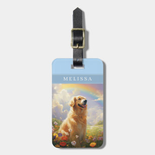 Golden Retriever Dog Luggage Tags