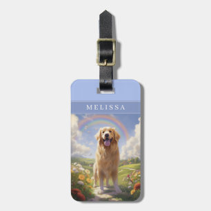 Golden Retriever Dog Luggage Tags