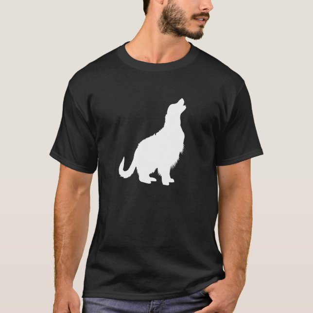 Golden Retriever Dog  Mom Dad Pet Cute  Puppy T-Shirt (Front)