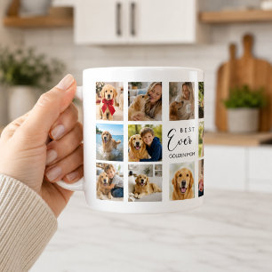 Golden Retriever dog mother mum photo collage Coffee Mug