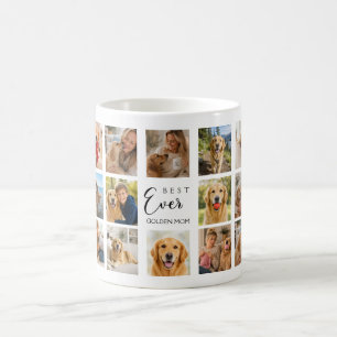Golden Retriever dog mother mum photo collage Coffee Mug