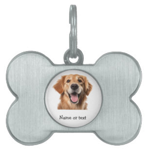 Golden Retriever  Dog Pet Animal ID Tag