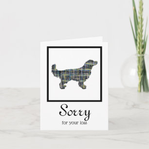 Golden Retriever Dog Pet Sympathy Card