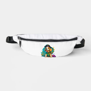 Golden Retriever Dog Pirate Bum Bags