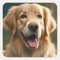 Golden Retriever Dog Portrait