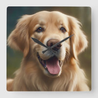 Golden Retriever Dog Portrait 