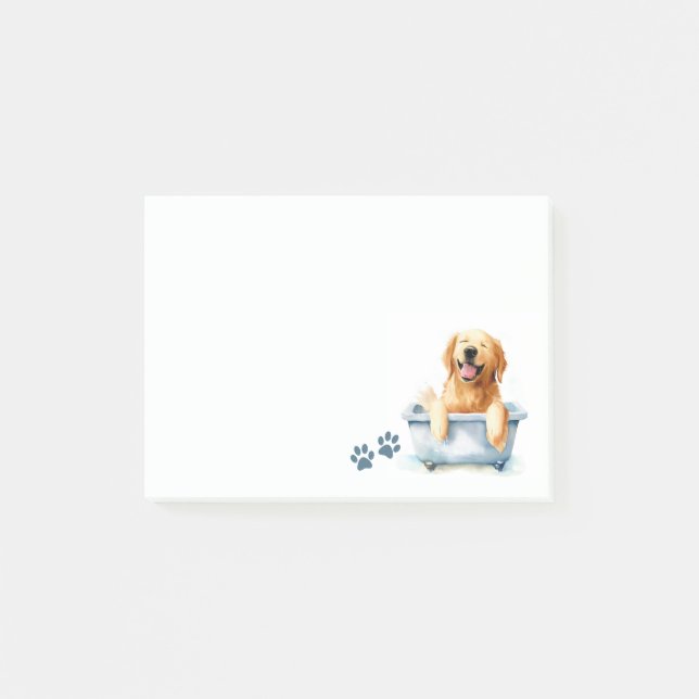 Golden Retriever Dog Post-it Notes (Front)