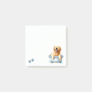 Golden Retriever Dog Post-it Notes