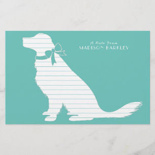 Golden Retriever Dog Puppy Stationery