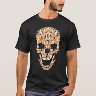 Golden Retriever Dog Skull Halloween Costume Dog S T-Shirt