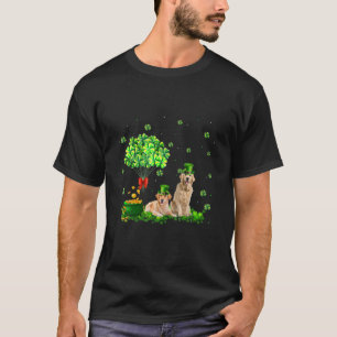 Golden Retriever Dog St. Patrick's Day Cute Shamro T-Shirt