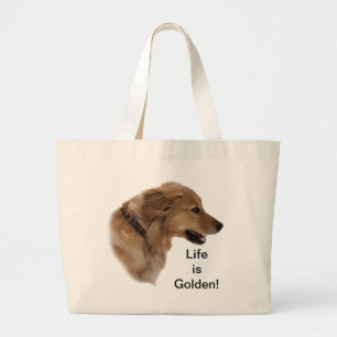 Golden Retriever Dog Tote Bag