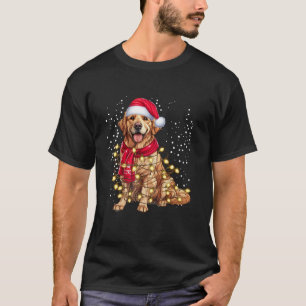 Golden retriever dog Ugly Christmas Dog Xmas Boys  T-Shirt