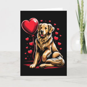 Golden Retriever Dog Valentine's Day Dog Owner Val Card