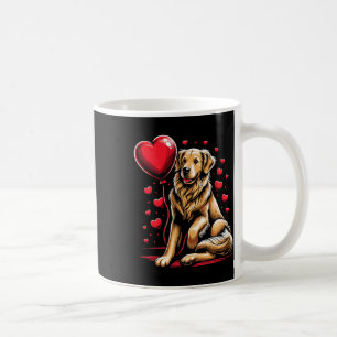 Golden Retriever Dog Valentine's Day Dog Owner Val Coffee Mug
