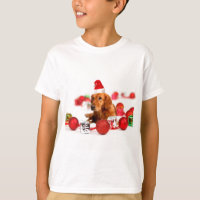 Golden Retriever Dog W Red Santa Hat Christmas