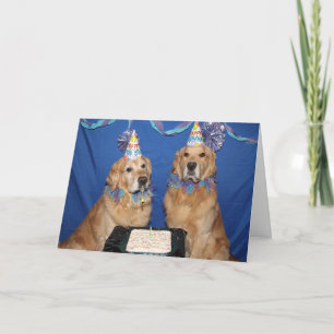 Golden Retriever Doggone Birthday Card