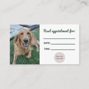 Golden Retriever Doggy Vet  Enclosure Card