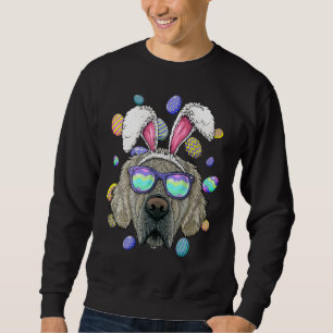 Golden Retriever Easter Bunny Ears Funny Easter Eg Sweatshirt