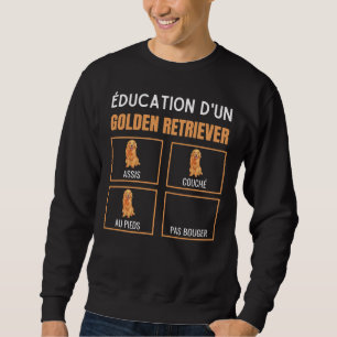 Golden Retriever Education Dog Education Dog Train Sweatshirt