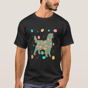 Golden Retriever Eggs Easter Day Dog Dad Dog Mum T-Shirt