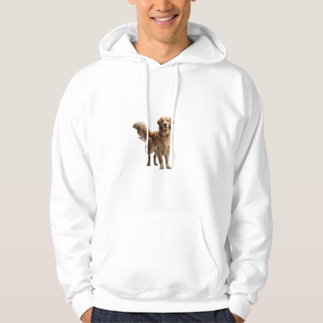 Golden Retriever Elegant Breed Hoodie (Front)