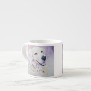 Golden retriever espresso cup