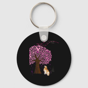 Golden Retriever Faith Love Hope Key Ring