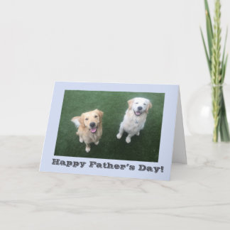 Golden Retriever Father’s Day Card