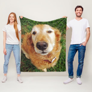 Golden Retriever Fleece Blanket