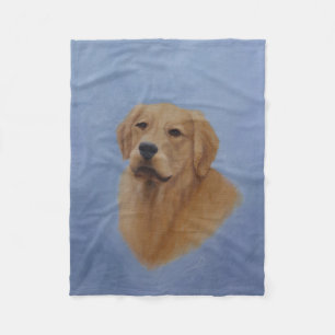 Golden Retriever Fleece Blanket